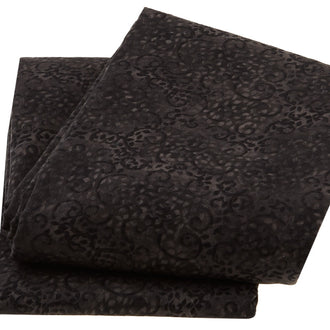 Wilmington Essentials - Leafy Scroll Black 108" Wide Backing 2-ish Yard Cut