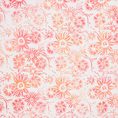 Tonga Batiks - Hydrangea Star Floral Rose Yardage