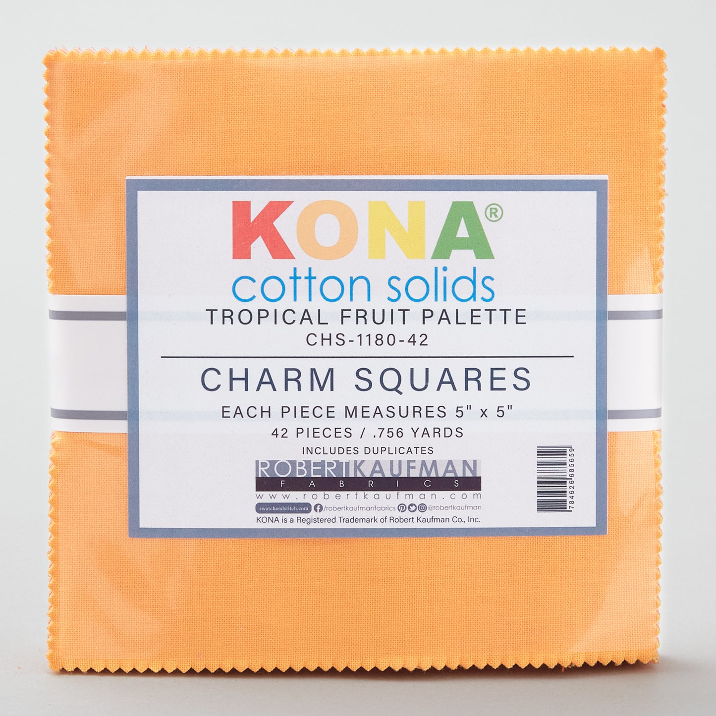 Kona Cotton Tropical Fruit Palette Charm Pack Alternative View #1