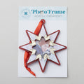 Golden Layered Acrylic Star Photo Ornament Alternative View #1