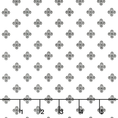 Fleur Noire - Diamond Cream Yardage