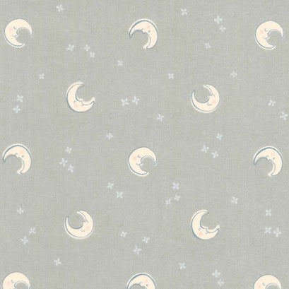 Cozy Cotton Flannels - Over the Moon Full Collection Moons Shadow Yardage