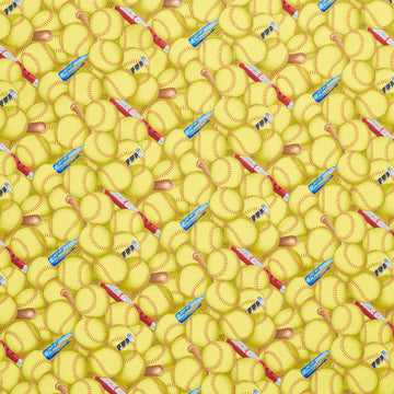 Sports - Softballs Yellow Yardage Primary Image