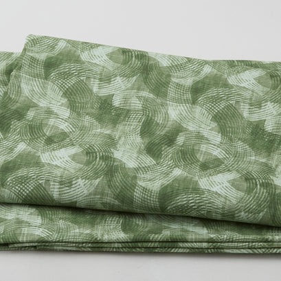 Crescent - Textured Arcs Sage 108" Wide 3 Yard Cut