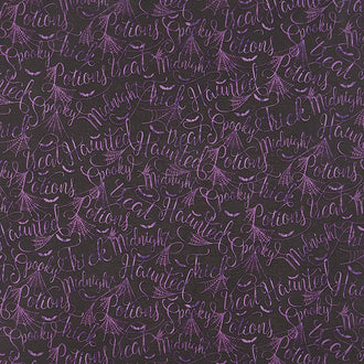 Mystery Manor - Cryptic Script Purple Moon Yardage
