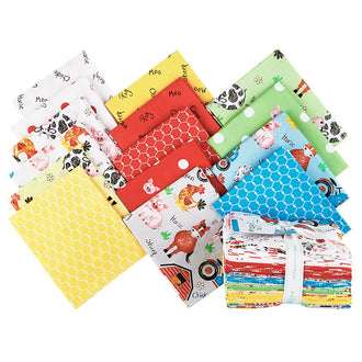 Coloring on the Farm - Fat Quarter Bundle