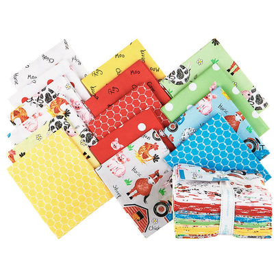 Coloring on the Farm - Fat Quarter Bundle