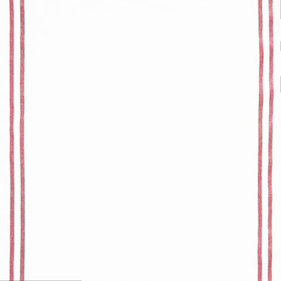 Toweling Basics - Skinny Border Stripe Red Blue Border 16" Toweling Yardage