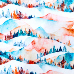 Luxe Cuddle® - Seal Vista Rust Yardage Primary Image