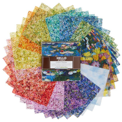 Claude Monet Digitally Printed Charm Pack