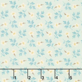 Primrose - Petit Bloom Sky Yardage