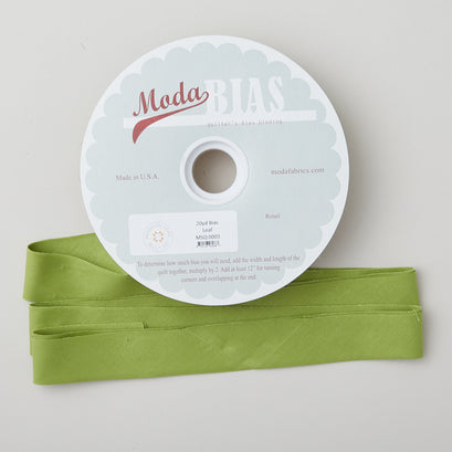 Bella Solid Bias Binding 20 Yard Spool - Leaf