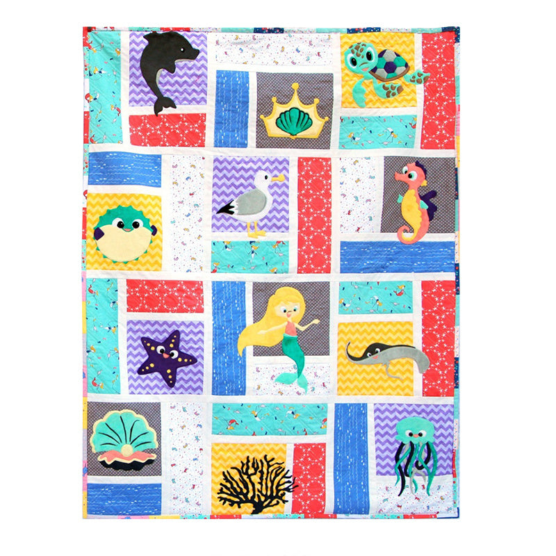 Digital Download - Mermaid Marina Quilt Pattern Alternative View #2