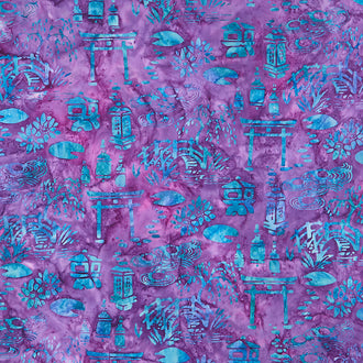 Artisan Batiks - Tranquil Gardens Garden Orchid Yardage