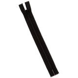 Black 7" Polyester Zipper Primary Image