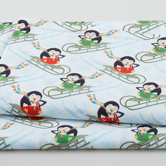 Seasonal Plaids - Penguins 2 Yard Cut