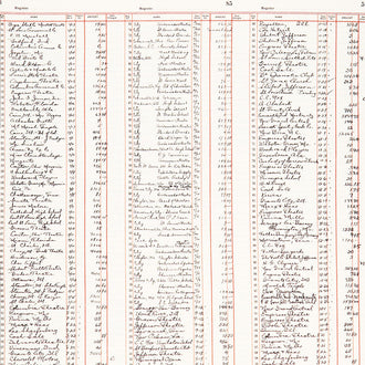 Art Journal - Ledger Records Light Gray Yardage