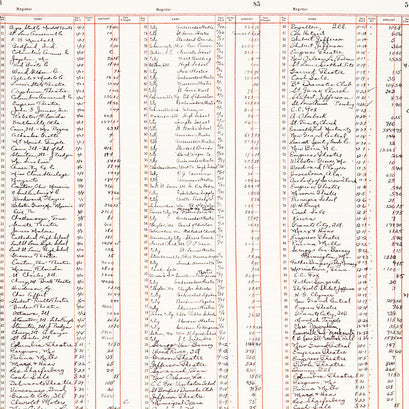 Art Journal - Ledger Records Light Gray Yardage