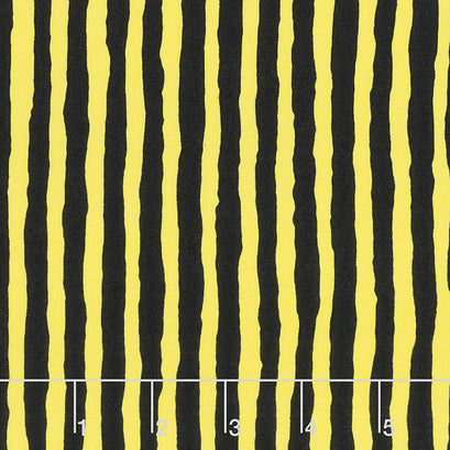 Kaffe Fassett Collective - August 2022 Comb Stripe Yellow Yardage