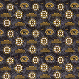 NHL - Boston Bruins Tone on Tone Black Yardage Primary Image