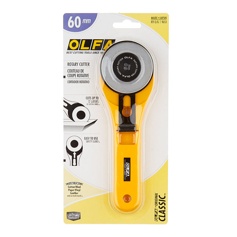 Olfa 60mm X-Large Rotary Cutter (RTY-3/G) Alternative View #2