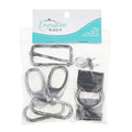 The Double Flip Shoulder Bag Hardware Kit - Gunmetal Alternative View #1