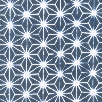 Shibori Blues - Stars Navy Yardage Primary Image
