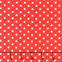 Sweet Melodies - Polka Dots Red Yardage Primary Image