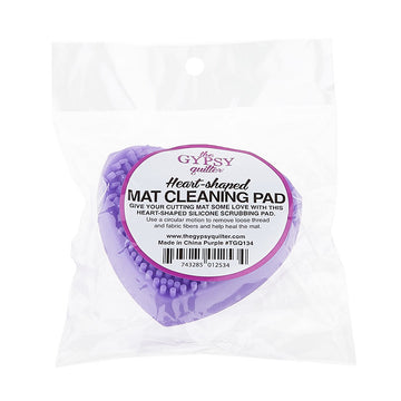Gypsy Cleanliness The Gypsy Quilter Mat Cleaning Pad Heart Shaped 3-1/4