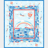 Out to Sea - Sailboat Blue Multi Panel Primary Image
