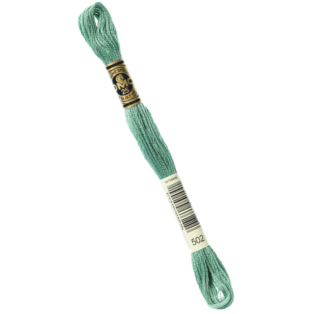 DMC Embroidery Floss - 502 Blue Green Primary Image