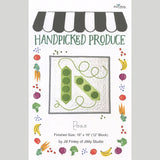 Handpicked Produce Quilt Pattern - Peas - FOR MARKET STORE & WEBSITE Primary Image