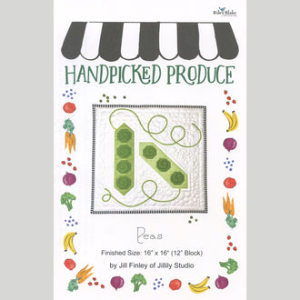 Handpicked Produce Quilt Pattern - Peas
