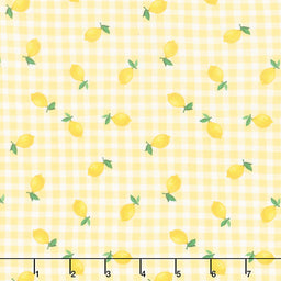 Lemon Fresh - Lemon Squeeze Yellow Yardage Primary Image