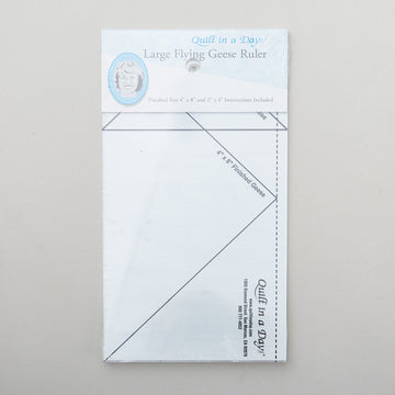 Large Flying Geese Ruler (4" X 8") Alternative View #1