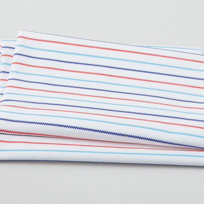 Anname Favorites - Tick Stripe White 2 Yard Cut