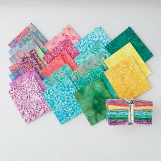 Bold Blooms Batiks Fat Quarter Bundle