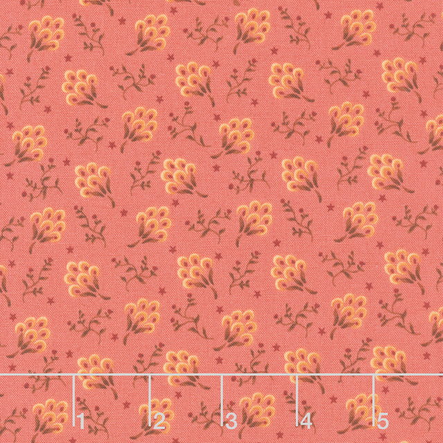 Quiet Grace - Clover Blossoms Pink Yardage Primary Image