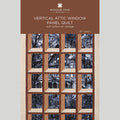 Vertical Attic Window Panel Quilt Pattern by Missouri Star