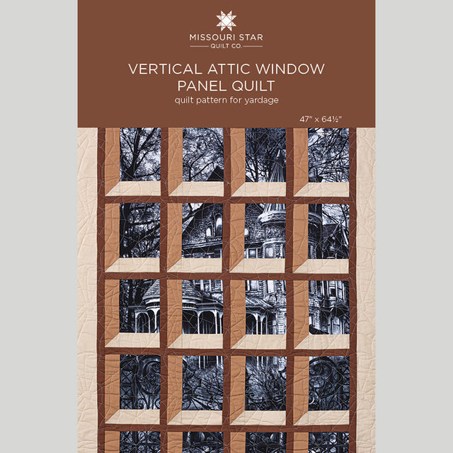 Vertical Attic Window Panel Quilt Pattern by Missouri Star Primary Image