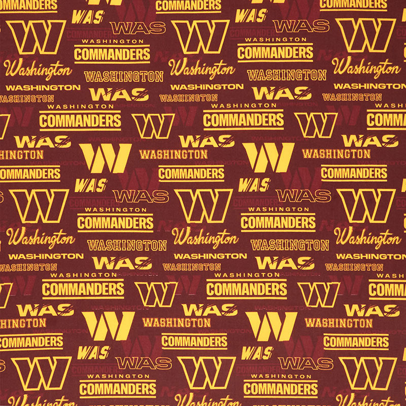 NFL - Washington Commanders Maroon Gold Yardage Primary Image