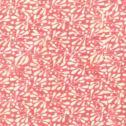 Holiday At Home Batiks - Mistletoe Red Cherry Yardage