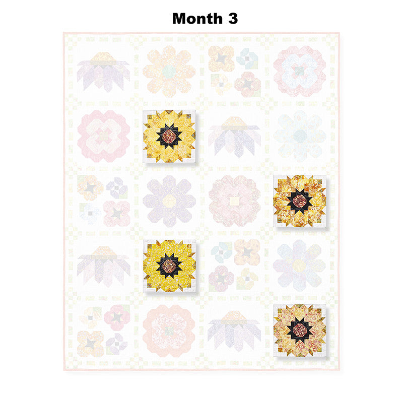 Wildflower Seeds Block of the Month Alternative View #4