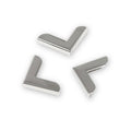 Sallie Tomato 3/4" Metal Corners Package of 10 - Nickel Primary Image