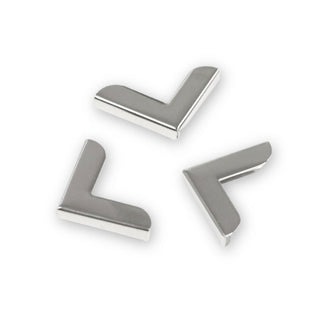 Sallie Tomato 3/4" Metal Corners Package of 10 - Nickel