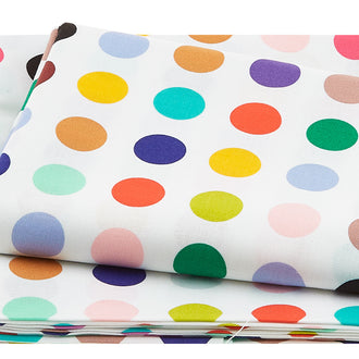 Never Enough Dots Favorites Big Dots White 2 Yard Cut