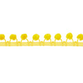 PomPom Fringe - Yellow 1-1/8" Alternative View #1