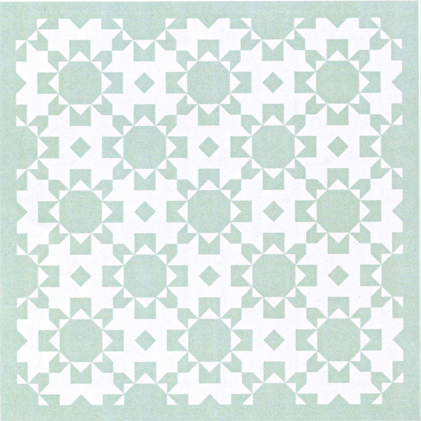 Missouri Star Kona Cotton Solid 2024 Color of the Year Disappearing Hourglass Medallion Quilt Kit Primary Image