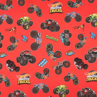 Hot Wheels Monster Trucks - Trucks Red Yardage