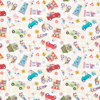 Missouri Shop Hop 2023 - It's A Shop Hop Toss Cream Yardage